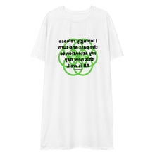Load image into Gallery viewer, Tumors healing message T-shirt dress
