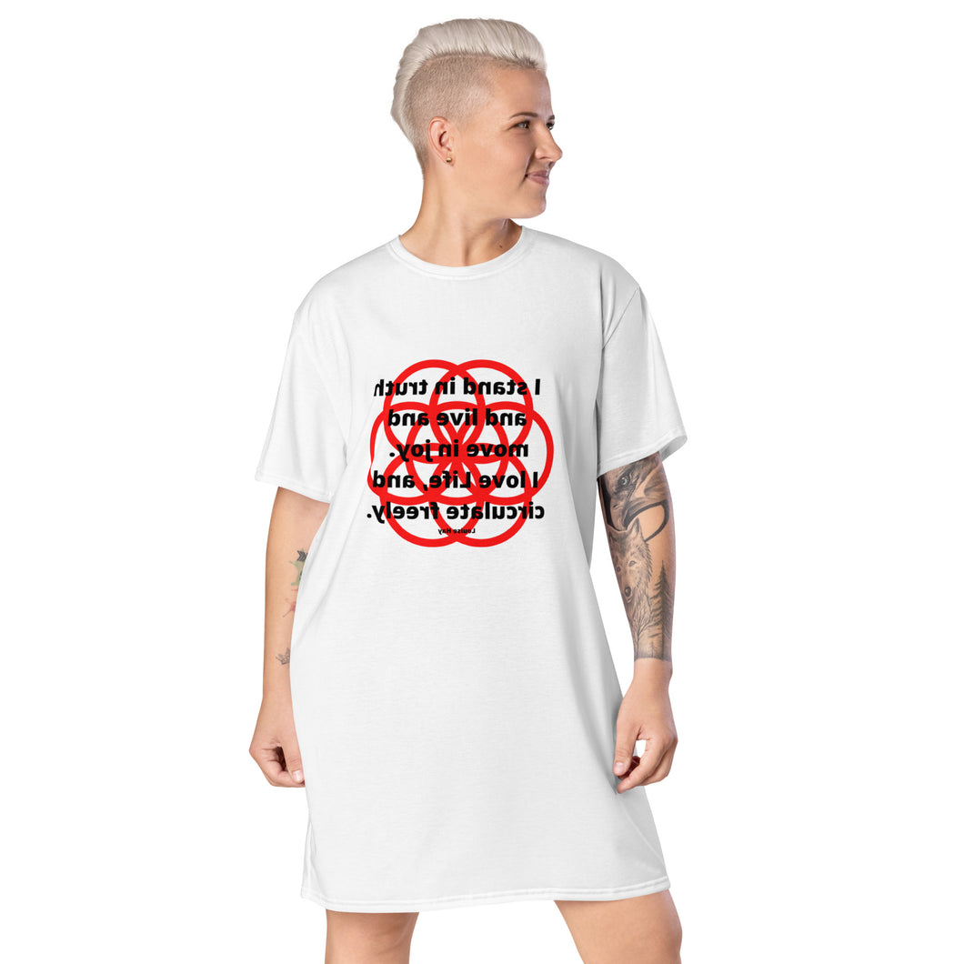 Varicose Veins healing message T-shirt dress
