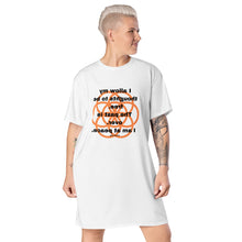 Load image into Gallery viewer, Abscess healing message T-shirt dress
