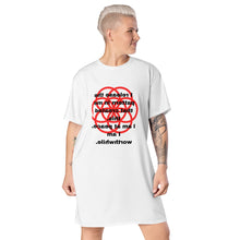 Load image into Gallery viewer, Accidents healing message T-shirt dress
