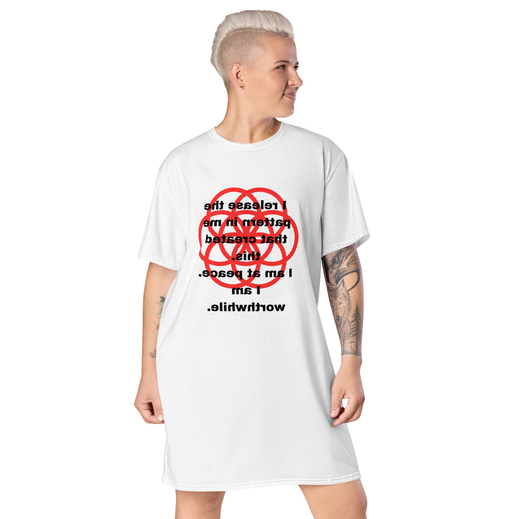 Accidents healing message T-shirt dress