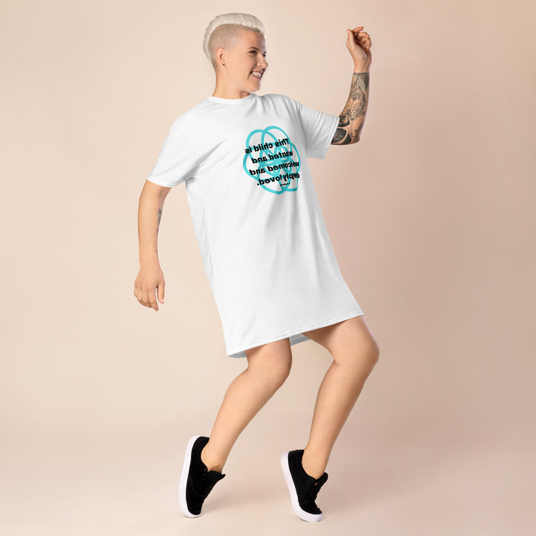 Adenoids healing message T-shirt dress