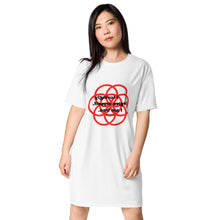 Load image into Gallery viewer, Anus  Itching healing message T-shirt dress
