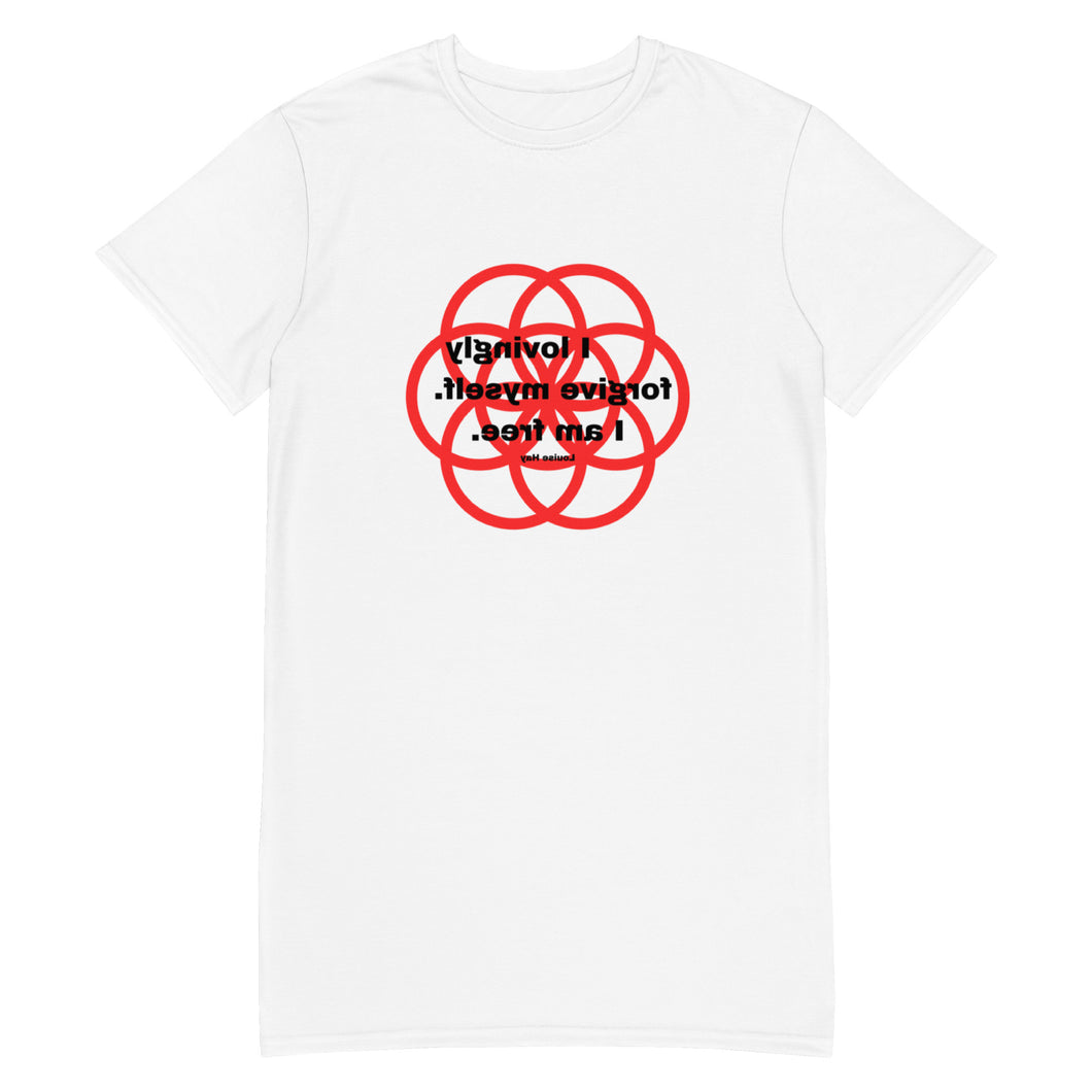 Anus  Itching healing message T-shirt dress