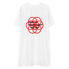 Load image into Gallery viewer, Anus  Itching healing message T-shirt dress
