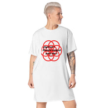 Load image into Gallery viewer, Anus  Itching healing message T-shirt dress
