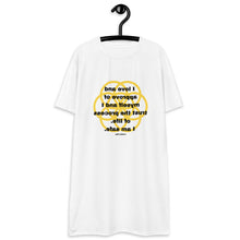 Load image into Gallery viewer, Anxiety healing message T-shirt dress

