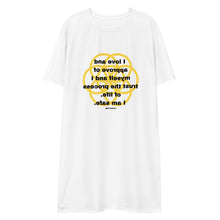 Load image into Gallery viewer, Anxiety healing message T-shirt dress
