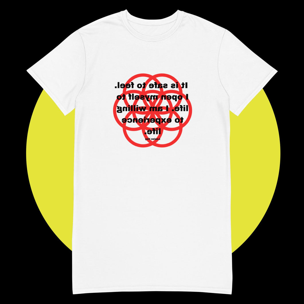 Apathy healing message T-shirt dress