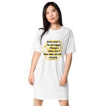 Load image into Gallery viewer, Appetite loss of healing message T-shirt dress
