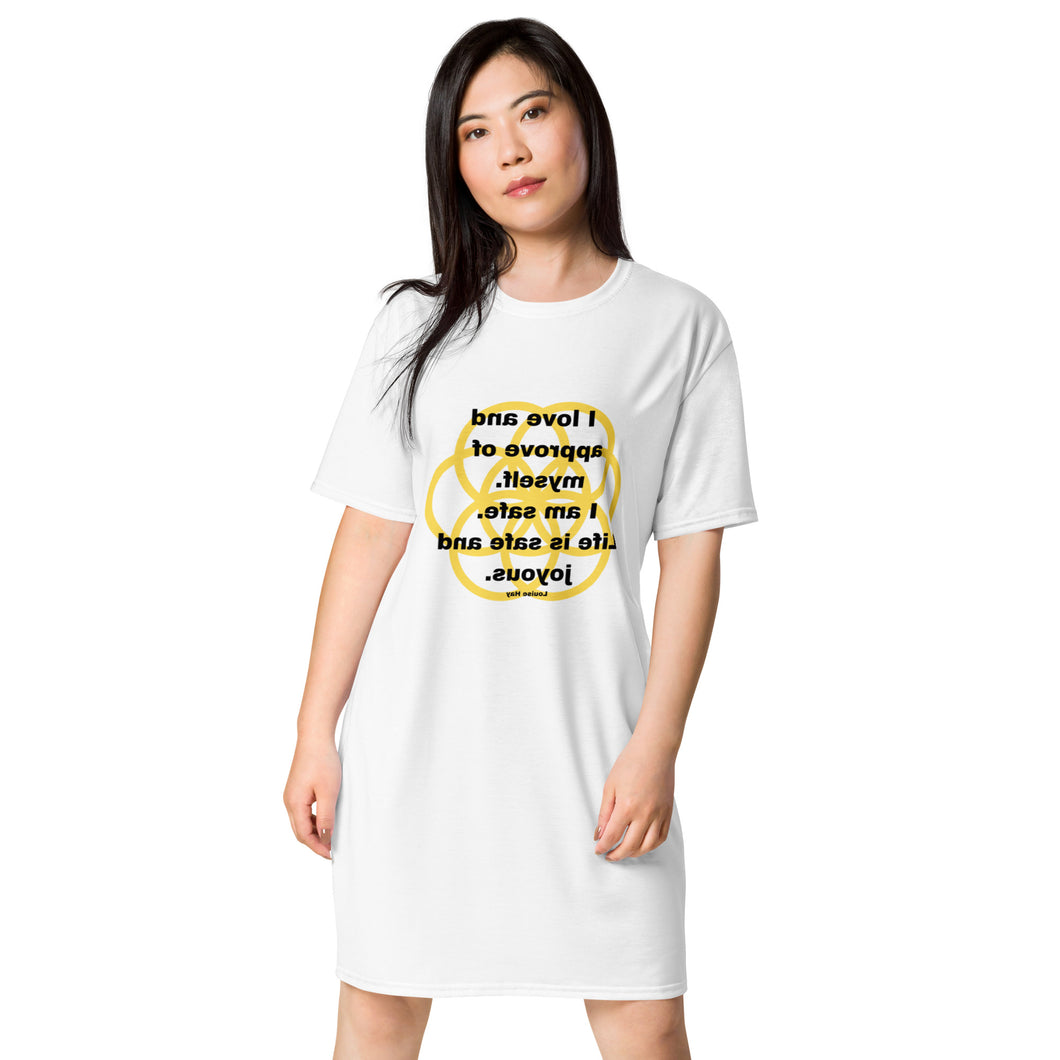 Appetite loss of healing message T-shirt dress