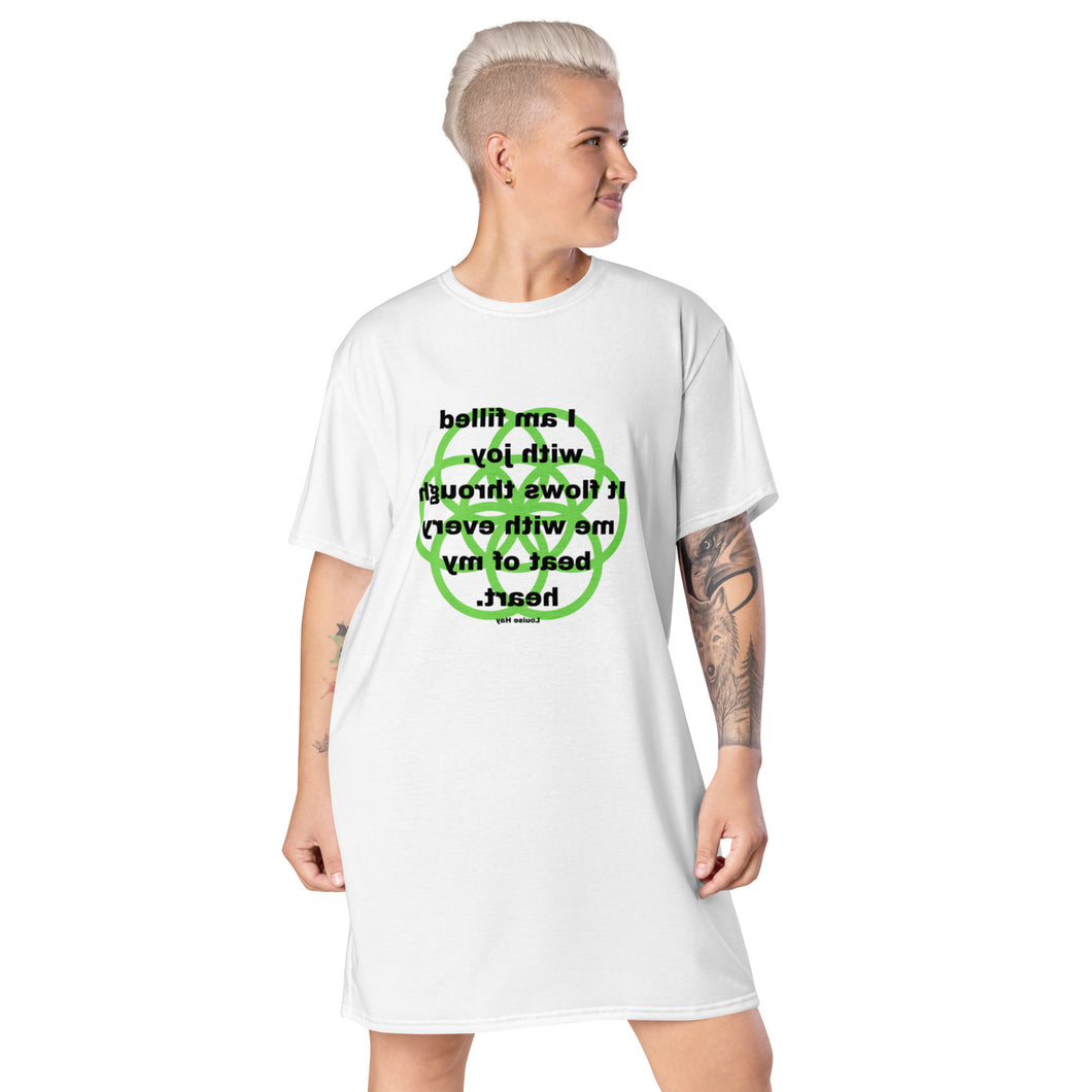Arteries healing message t-shirt dress