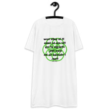Load image into Gallery viewer, Asthma healing message t-shirt dress
