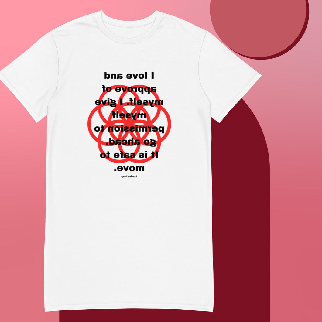 Athlete’s Foot healing message t-shirt dress