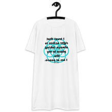 Load image into Gallery viewer, Bleeding Gums healing message t-shirt dress
