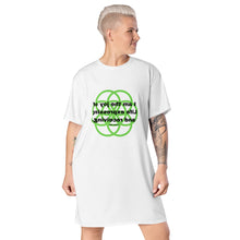 Load image into Gallery viewer, Blood Problems (Leukemia) healing message t-shirt dress
