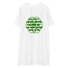 Load image into Gallery viewer, Bruises (Ecchymoses) healing message t-shirt dress
