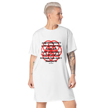 Load image into Gallery viewer, Candida (Candidiasis),Thrush, Yeast Infections healing message t-shirt dress
