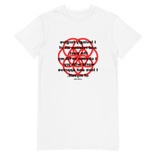 Load image into Gallery viewer, Candida (Candidiasis),Thrush, Yeast Infections healing message t-shirt dress

