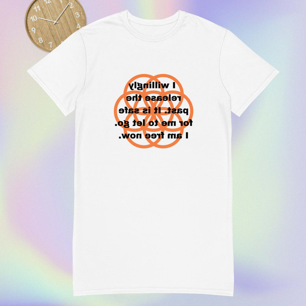 Edema, Holding Fluids, Swelling healing message t-shirt dress