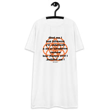Load image into Gallery viewer, Endometriosis healing message t-shirt dress
