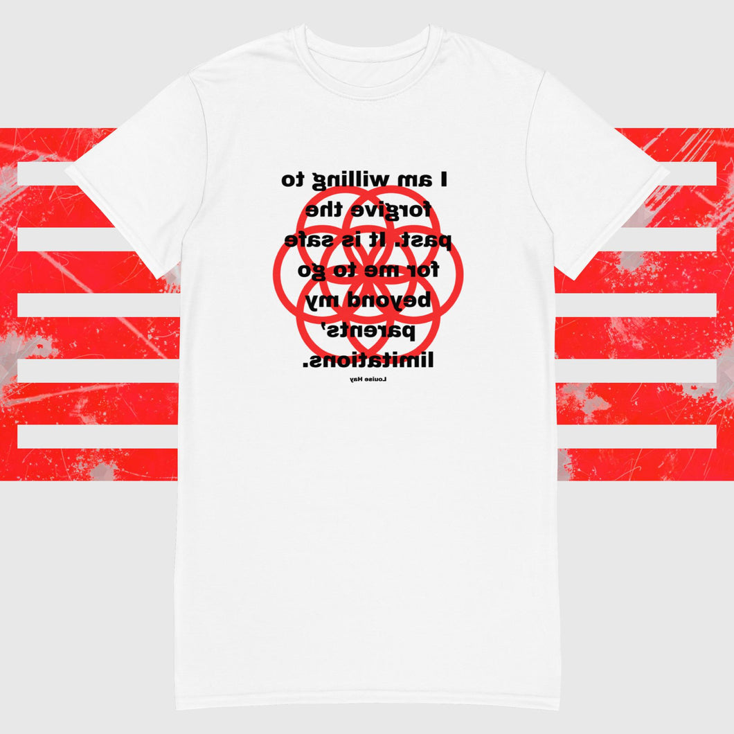 Fat hips healing message t-shirt dress