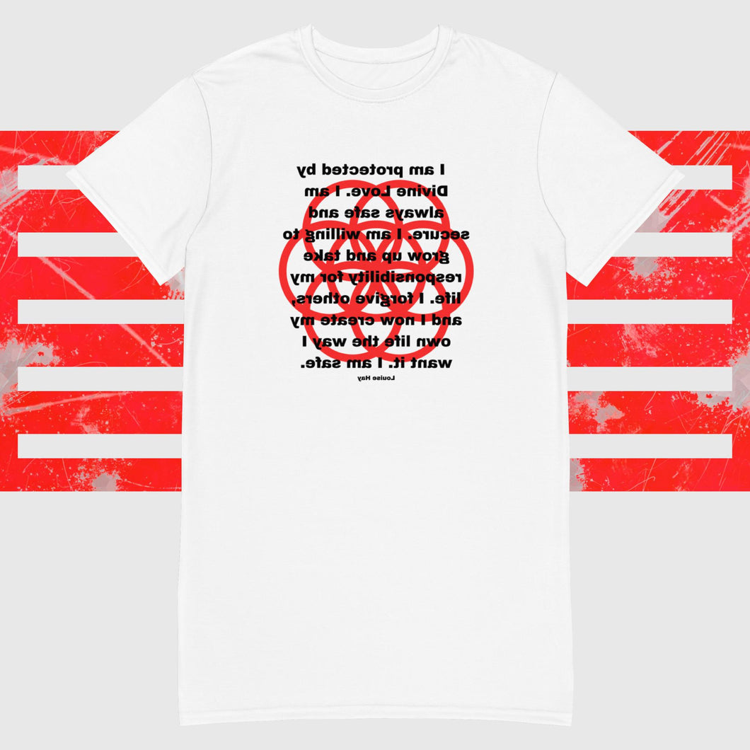 Fat Overweight healing message t-shirt dress