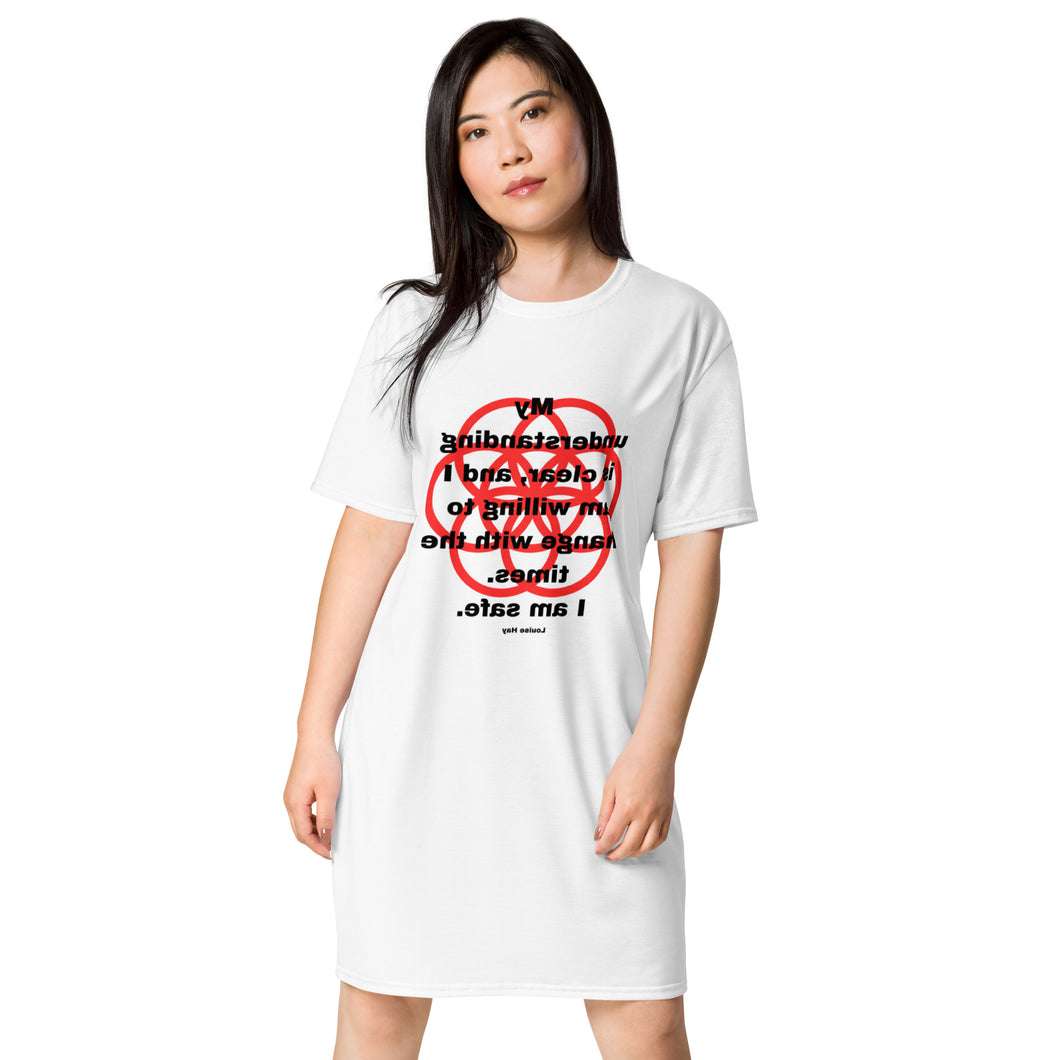 Feet problems healing message t-shirt dress