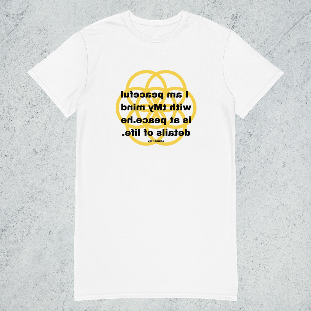 Finger Thumb healing message t-shirt dress