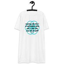 Load image into Gallery viewer, Goiter (Thyroid) healing message T-shirt dress
