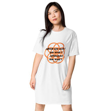 Load image into Gallery viewer, Gonorrhea  healing message T-shirt dress

