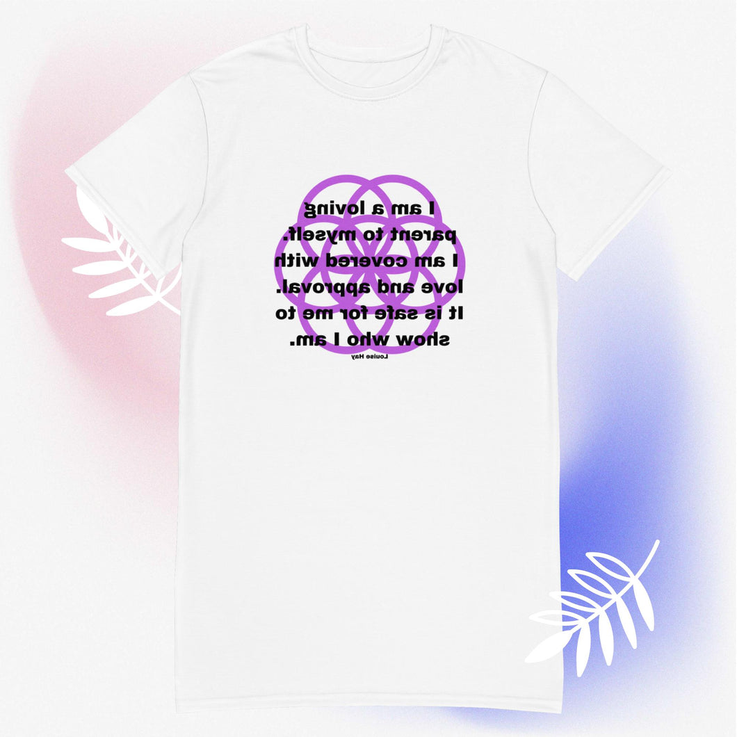 Hirsutism healing message T-shirt dress