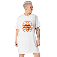 Load image into Gallery viewer, Holding Fluids (Edema, Swelling) healing message T-shirt dress
