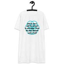 Load image into Gallery viewer, Hyperthyroidism healing message t-shirt dress
