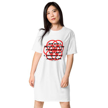 Load image into Gallery viewer, Ileitis (Crohn’s Dis-ease, Regional Enteritis) healing message t-shirt dress
