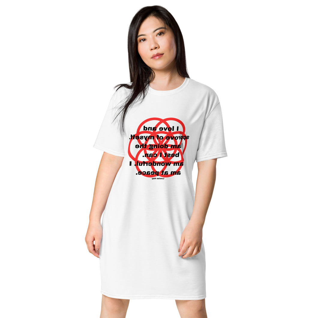 Ileitis (Crohn’s Dis-ease, Regional Enteritis) healing message t-shirt dress
