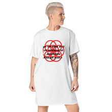 Load image into Gallery viewer, Incontinence healing message t-shirt dress
