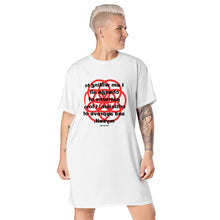 Load image into Gallery viewer, Inflammation healing message T-shirt dress
