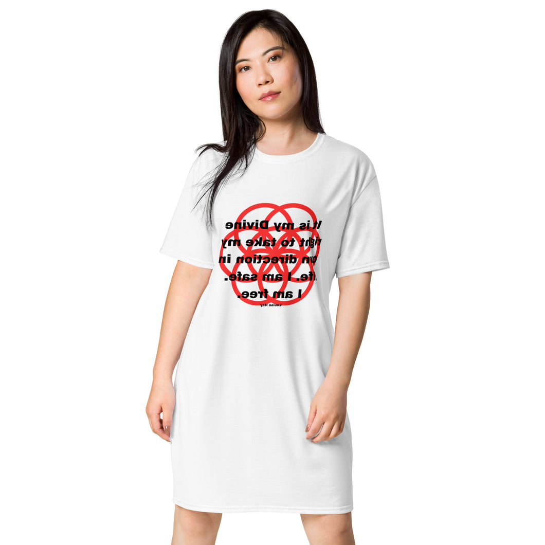 Ingrown Toenail healing message T-shirt dress