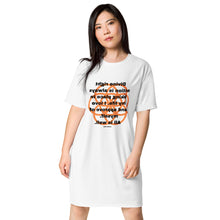 Load image into Gallery viewer, Miscarriage (Abortion, Spontaneous) healing message T-shirt dress

