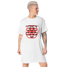 Load image into Gallery viewer, Muscular Dystrophy healing message T-shirt dress
