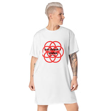Load image into Gallery viewer, Nail problems healing message T-shirt dress

