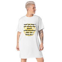 Load image into Gallery viewer, Nervous Breakdown healing message T-shirt dress
