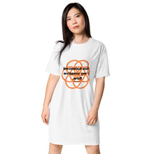 Load image into Gallery viewer, Ovaries healing message T-shirt dress
