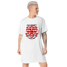 Load image into Gallery viewer, Paget’s Dis-ease healing message T-shirt dress
