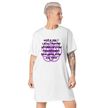 Load image into Gallery viewer, Palsy; Bell’s Palsy, Cerebral Palsy, Parkinson’s Dis-ease healing message T-shirt dress
