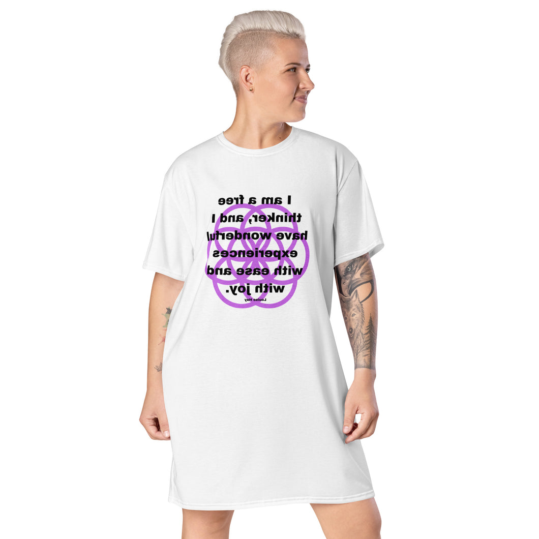 Palsy; Bell’s Palsy, Cerebral Palsy, Parkinson’s Dis-ease healing message T-shirt dress