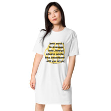 Load image into Gallery viewer, Pancreatitis healing message T-shirt dress
