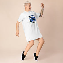 Load image into Gallery viewer, Pink Eye, Conjunctivitis healing message T-shirt dress
