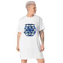 Load image into Gallery viewer, Pink Eye, Conjunctivitis healing message T-shirt dress
